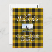 Clan MacLeod's Old Ardvreck Castle Coffee Co. Briefkaart (Voorkant / Achterkant)