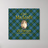 Clan MacLeod's oude Dunvegan pijptabak Canvas Afdruk (Voorkant)