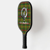 Clan MacMillan Crest Badge & Tartan Pickleball Paddle (Links)