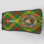Clan MacMillan Crest over Tartan Golfheadcover (Voorkant)