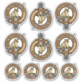Clan MacMillan Crest Sticker Set (Voorkant)