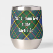 Clan MacMillan Crest sur la chasse Tartan (Arrière)