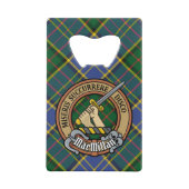 Clan MacMillan Crest sur la chasse Tartan (Devant)