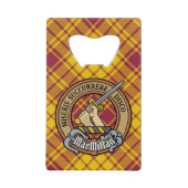Clan MacMillan Crest sur le tatan de robe (Devant)