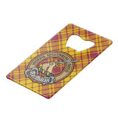 Clan MacMillan Crest sur le tatan de robe (Devant Angle)
