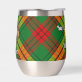 Clan MacMillan Crest sur Tartan (Gauche)