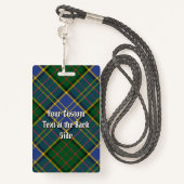 Clan MacMillan Hunting Tartan Badge (Achterkant met draagriem)