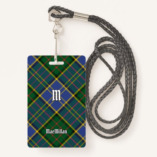 Clan MacMillan Hunting Tartan Badge (Voorkant met draagriem)