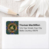 Clan MacMillan Hunting Tartan Etiket (Insitu)