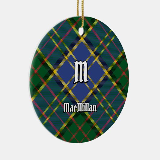 Clan MacMillan Hunting Tartan Keramisch Ornament (Rechts)