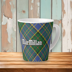 Clan MacMillan Hunting Tartan Latte Mok