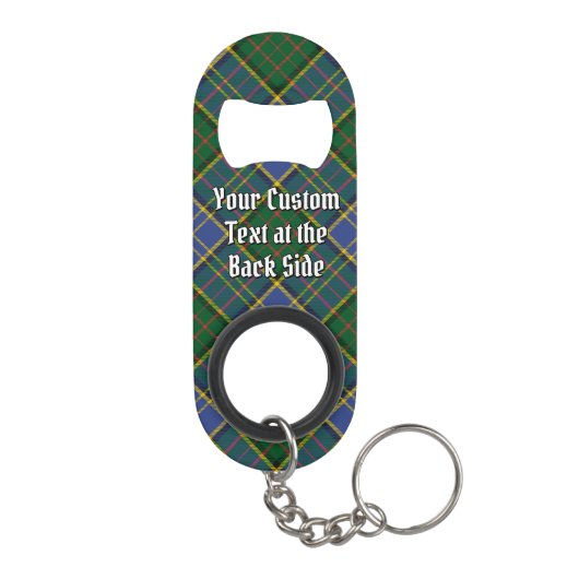 Clan MacMillan Hunting Tartan Mini Flessenopener (Achterkant)