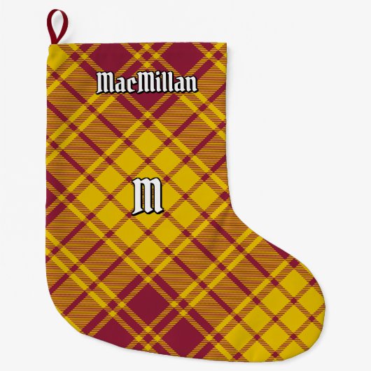 Clan MacMillan Jurk Tartan Grote Kerstsok (Voorkant)