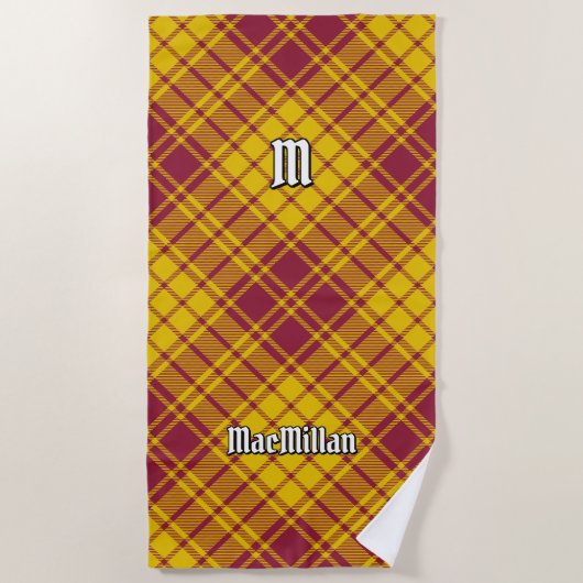 Clan MacMillan Jurk Tartan Strandlaken (Voorkant)
