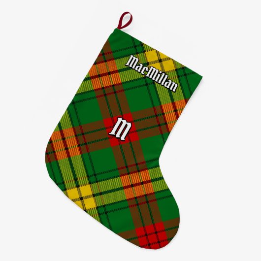 Clan MacMillan Tartan Grote Kerstsok (Voorkant (Hangend))