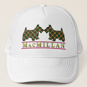 Clan MacMillan Tartan Scottie Dogs Trucker Pet