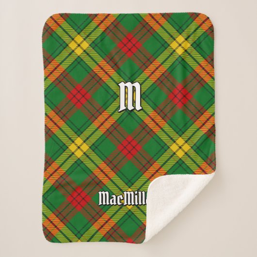 Clan MacMillan Tartan Sherpa Deken (Voorkant)