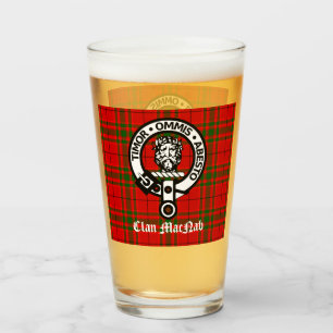 Clan MacNab Crest Badge en Tartan Glas