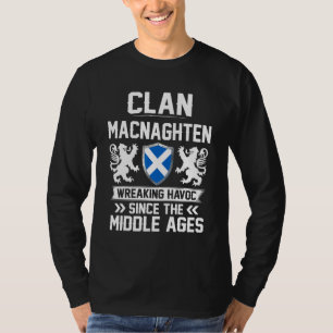 Clan Macnaghten Scottish Family Clan Scotland Wrea T-shirt
