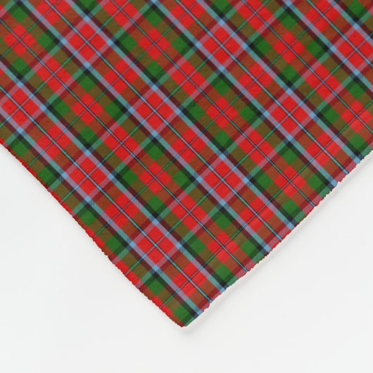 Clan MacNaughton Tartan Fleece Deken (Hoek)
