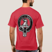 Clan MacNeacail (MacNicol/Nicolson) Crest & Tartan T-shirt (Achterkant)