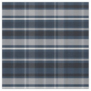 Clan Macneil Blue Scottish Tartan controleert het  Stof