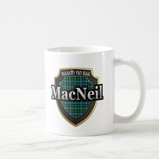 Clan MacNeil Scottish Dynasty Tartan Mugs Cups (Droite)