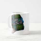 Clan MacNeil Tartan Paint Brush Cup Mug (Devant gauche)
