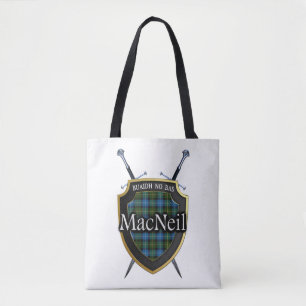 Clan MacNeil Zwaarden en Schild Tartan Plaid Draagtas