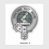 Clan MacNeill de Gigha Crest & Tartan Sticker (Feuille)