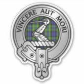 Clan MacNeill de Gigha Crest & Tartan Sticker (Devant)