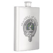 Clan MacNeill van Gigha Crest & Tartan Flacon (Rechts)