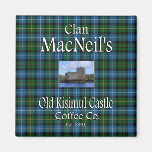 Clan MacNeil's Old Kisimul Castle Coffee Co. Magneet