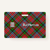 Clan MacPherson Badge Tartan (Devant)