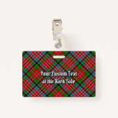 Clan MacPherson Badge Tartan (Dos avec clip)