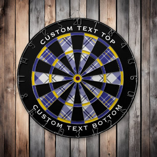 Clan MacPherson Blauw Jurk Tartan Dart Board Dartbord