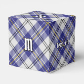 Clan MacPherson Blauw Jurk Tartan Favor Box Bedankdoosjes (Achterkant)