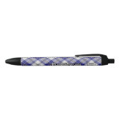 Clan MacPherson Blauw Jurk Tartan Ink Pen (Bovenkant)