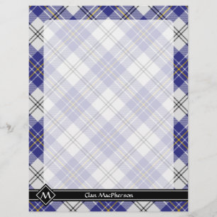 Clan MacPherson Blauwe Jurk Tartan Flyer