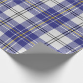 Clan MacPherson Blauwe Jurk Tartan Inpakpapier (Hoek)
