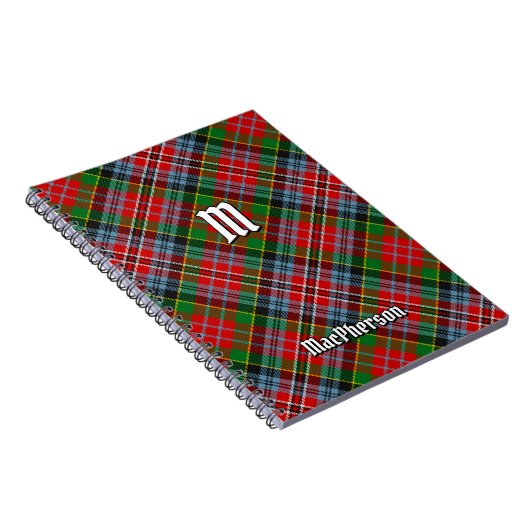 Clan MacPherson Carnet Tartan (Côté Droit)