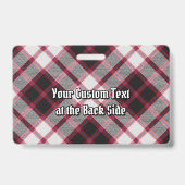 Clan MacPherson Chasse Badge Tartan (Dos)