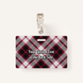Clan MacPherson Chasse Badge Tartan (Dos avec clip)