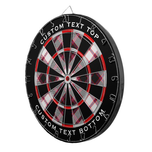 Clan MacPherson Chasse Tartan Cible de flechettes (Devant droit)