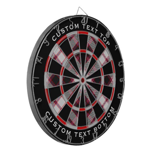 Clan MacPherson Chasse Tartan Cible de flechettes (Devant gauche)