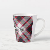 Clan MacPherson Chasse Tartan Latte Mug (Droite)