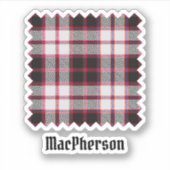 Clan MacPherson Chasse Tartan Sticker (Devant)
