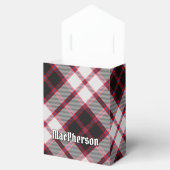 Clan MacPherson Crest over de jacht op Tartan Bedankdoosjes (Geopend)
