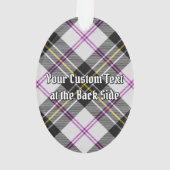 Clan MacPherson Crest over Dress Tartan Ornament (achterkant)