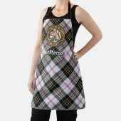 Clan MacPherson Crest over Dress Tartan Schort (Insitu)